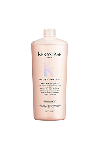 Kerastase Gloss Absolu Bain Hydra-Glaze Uzun ve Elektriklenmeye Yatkın Saçlar İçin Parlaklık Şampuanı 1000ml