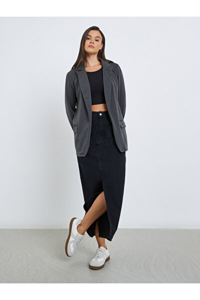 Styli Regular Fit Open Front Blazer