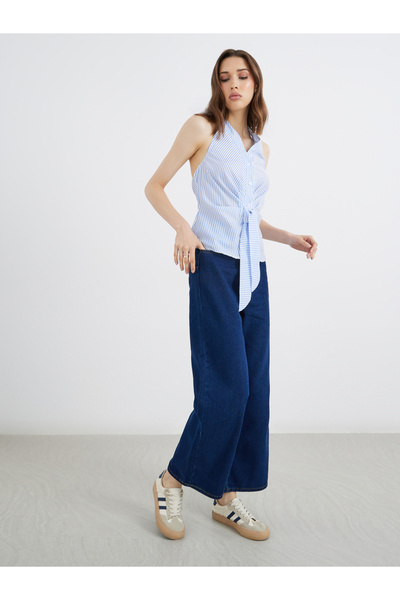 Take Two By Styli Women Solid Wide Leg Jeans