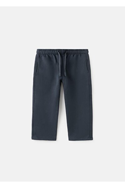 MANGO Baby İpli pamuklu jogger pantolon