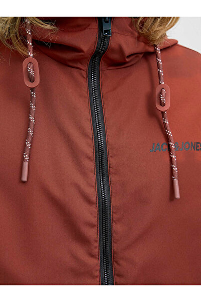 Jack & Jones Jjerush Hood Bomber Noos Red Palton pentru bărbați 12200208