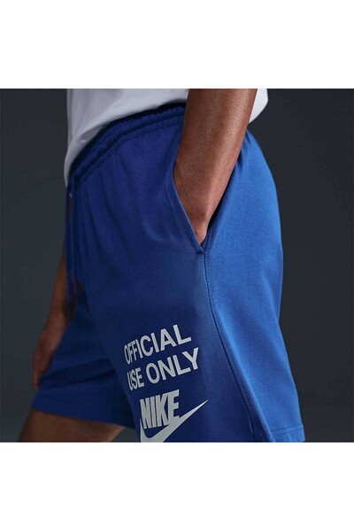 Nike Club Knit Official Blue Men's Shorts Mavi Erkek Şort