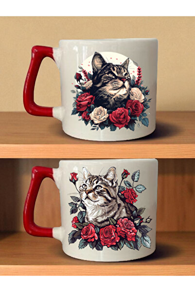 lili hediyelik كوب قهوة رائع على شكل قطة - هدية عيد الأم، هدايا أعياد الميلاد