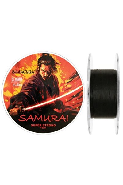 Baracuda Nylon/monofilament Samurai 150 m, culoare neagră 0,25 mm