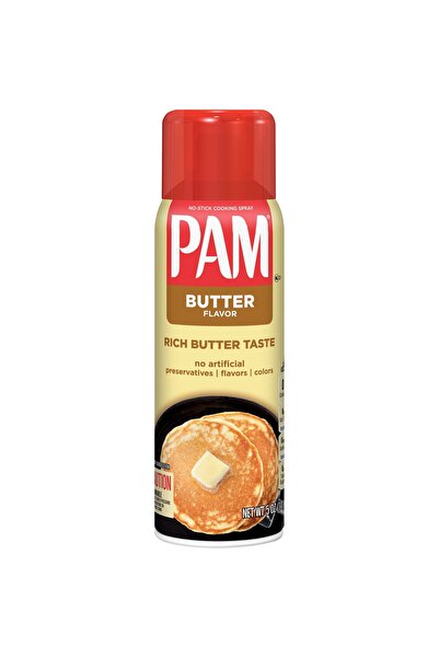 PAM oil عبوة من 12 بخاخ طهي - زبدة (141 مل)