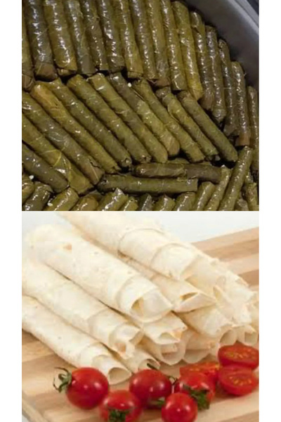 uslu şarküteri ve mandıra Yaprak sarma zeytinyağlı özel (pişmiş) 1kg + Börek ...