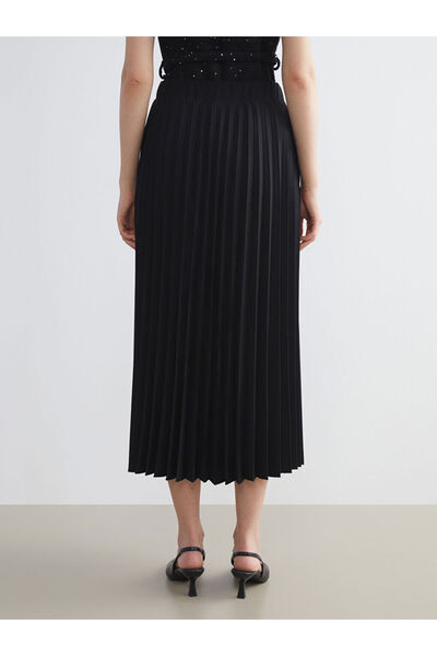 LC Waikiki Sparkling Choices from Shining Store |   Elastic Waist Chiffon Pleated Skirt