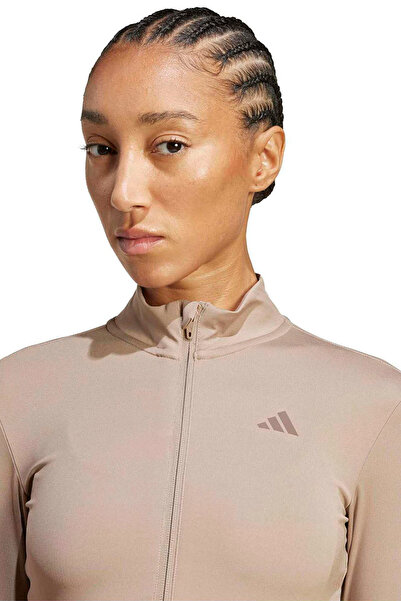 adidas Dámská běžecká a turistická mikina Hyperglam Rib Zip Thru Cover Up Jy2093