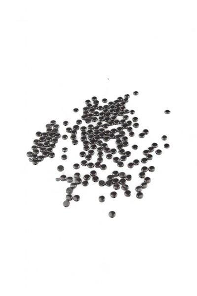 Serhat Aksesuar ve El İşçilik خرز بلاستيكي مثقوب داخليًا باللون الرمادي المعد...