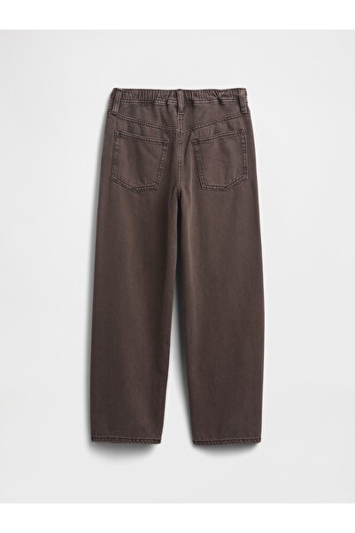 GAP Erkek Çocuk Kahverengi Soft Relaxed Jean Pantolon