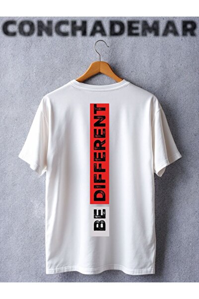 Vordevia Be Different Printed Oversize T-Shirt