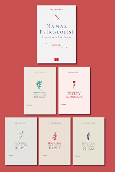 hayykitap Senai Demirci 6 lı Set / DERVİŞİN YOLU 1 - 2 - 3 - 4 - 5 - NAMAZ PS...