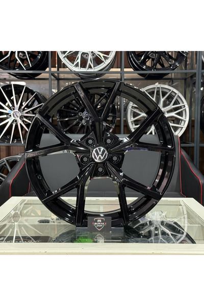 AGT 19 İNÇ 5X112 VW GOLF PİANO BLACK R LİNE JANT MODELİ (4ADET)