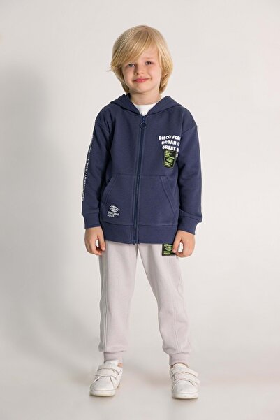 ww waka waka kids store Boys' Zip-Up Hoodie Tracksuit Set – Printed Sweatshir...