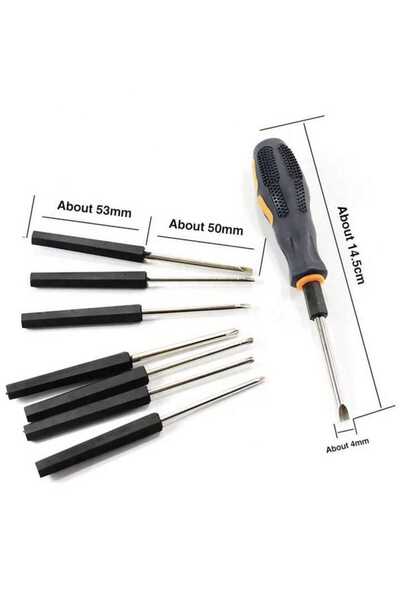 Fstyle 8 in 1 Multifunctional Screwdriver Set for Cell Phones and Computers - Hand Repair Tool Kit with Assorted Heads