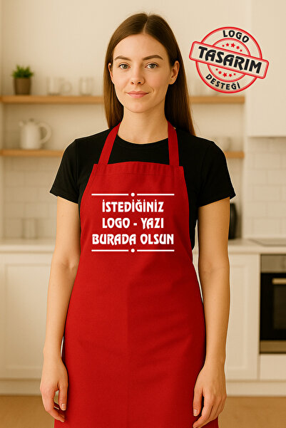 AFMAT Atölye Kişiye Özel Baskılı Mutfak Önlüğü – İsim, Logo, Yazı Tasarımlı