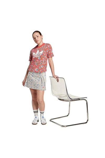 adidas Children's Red T-Shirt Tee Jv7817