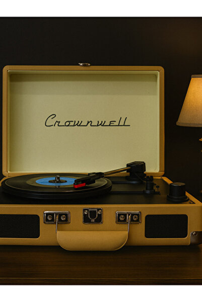 moryconcept Nostaljik Crownwell Pikap – Kumaş Kaplama, Hoparlör Girişli, Çantalı Model