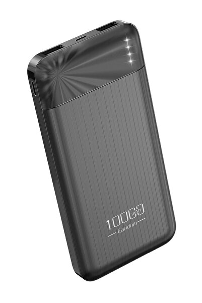 No7tech Earldom PB63 10.000 mAh 2 Adet 10W USB Çıkışlı Powerbank - Siyah