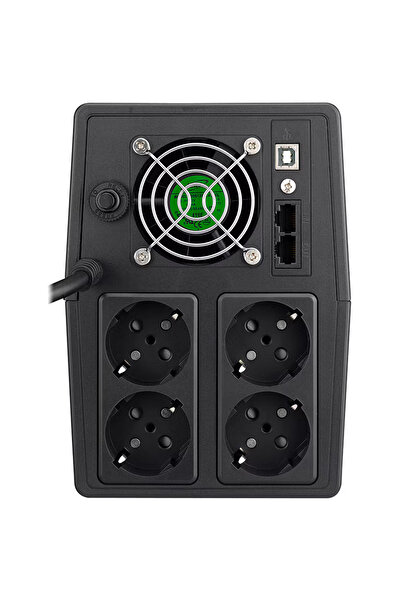 Spacer UPS Line Int. with management SPUP-2000D-LIT01, 2000VA/1200W, AVR, LCD, 4 Schuko sockets