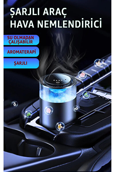 ROBEVE Şarjlı 4 Modlu Akıllı Araç Aroma Difüzörü Hava Nemlendirici Otomatik A...