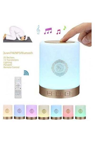 Original Quran Speaker with Touch, Smart App Control, 16 Readers, 18 Translations