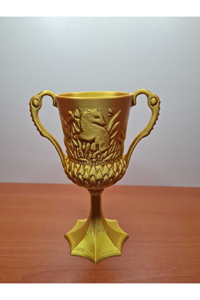 teteoka Helga Hufflepuff’ın Kupası 3D Baskı Koleksiyon Parçası