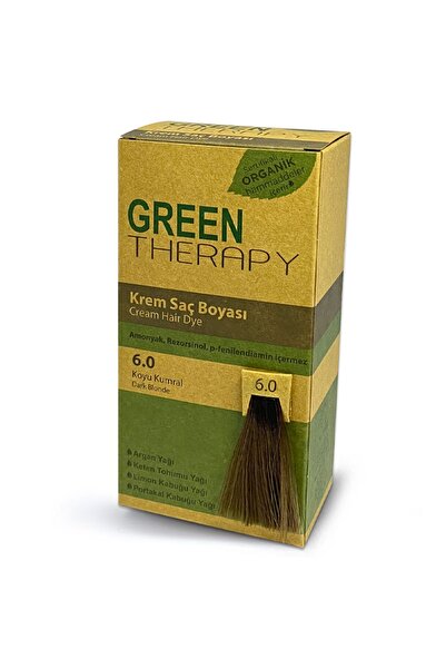 Green Therapy Cream Hair Dye 6. 0 Dark Ash Blonde
