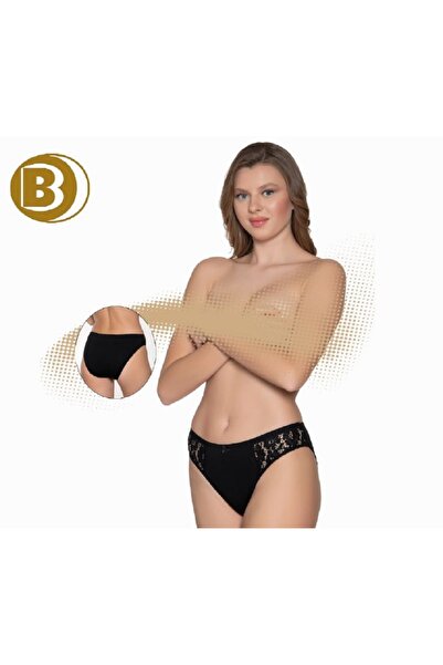 Belinay Women'S, Patterned 4-Piece Panties, Black