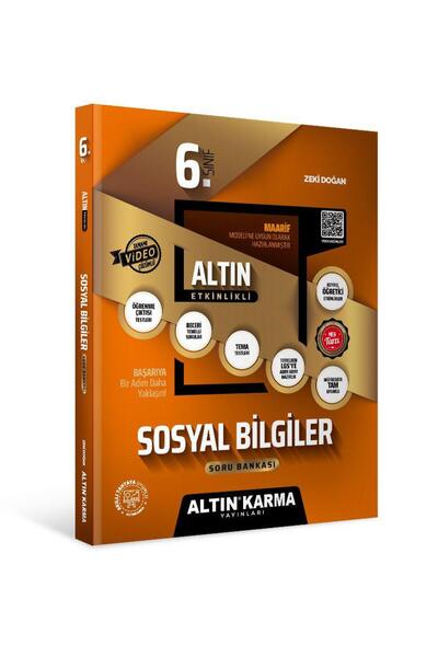 Altın Karma Yayınları Altın Karma 6.Sınıf Sosyal Bilgiler Altın Etkinlikli Ka...