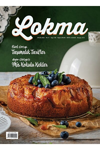 Lokma Dergisi Lokma Aylık Yemek Dergisi Sayı: 130 Eylül 2025 / Kolektif / Lokma Dergisi / 4444444444137