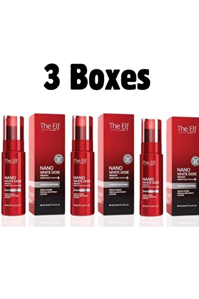 The elf سيروم نانو وايت دوز بريميوم وايت بلس 60 مل (3 قطع)
