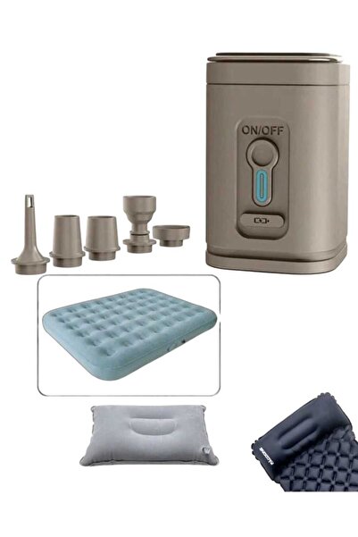 Fstyle مضخة هواء محمولة متعددة الوظائف - آمنة ومتينة ، قفل ذكي مضاد للخطأ منف...