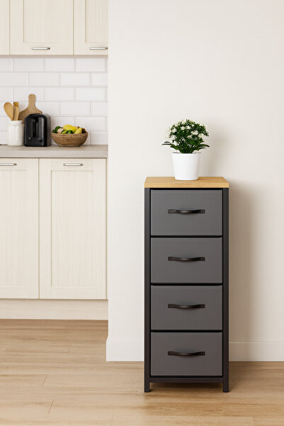 moniev 4 Çekmeceli Mutfak Düzenleyici Deri Çekmeceli Mutfak Organizer Mutfak ...