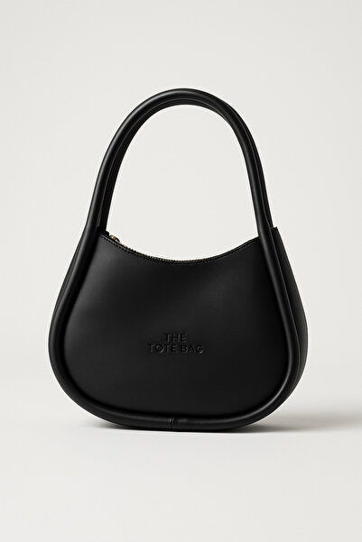 Nova Black Mini Oval Handbag