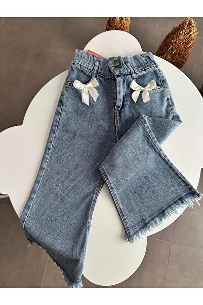 ArdenKids 6-10 Yaş Fiyonk Püskül Paça Detaylı Pantolon