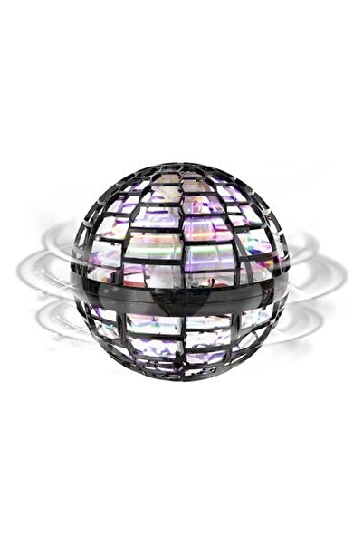 FLYNOVA Uçan Top Oyuncak, Bumerang El Kontrollü Mini Drone - Siyah