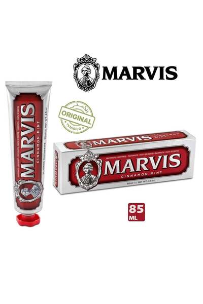 Marvis معجون أسنان أصلي، يزيل رائحة الفم الكريهة بالنعناع، ​​85 مل