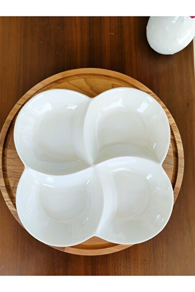 Madame Coco New Petit Concept 4 Compartment Large Presentation Plate - 22 cm - 1 Piece