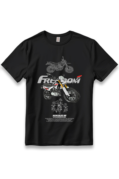 EZG Business Μοντέρνο μπλουζάκι FRDOM HERCULES IIII Motorcyclist, Unisex, 100...