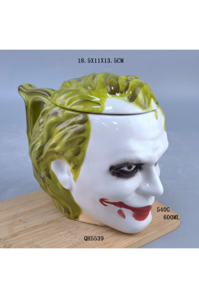 Bestech Joker Kapaklı Kupa Bardak 3D Özel Tasarım 500ml