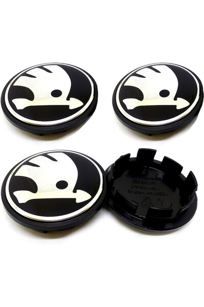 LinePartsBim Set 4 Capace Centrale Roti Jante 55mm / 65mm SKODA Octavia, Fabia, Superb, Rapid