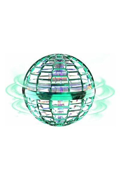 FLYNOVA Uçan Top Oyuncak, Bumerang El Kontrollü Mini Drone - Yeşil