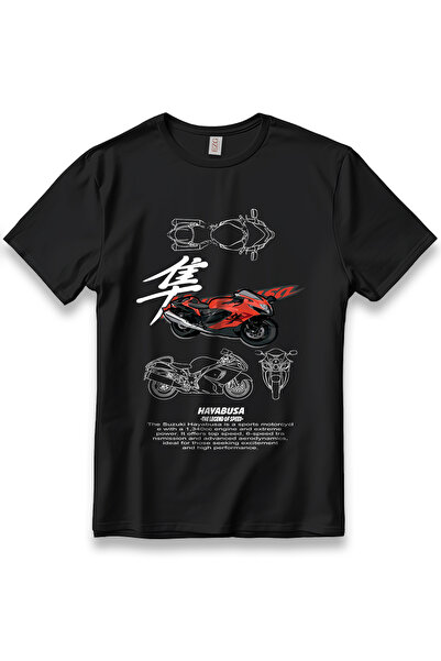 EZG Business HAYABUSA GSX R 1300 Biker majica model unisex 100% pamuk udobna ...