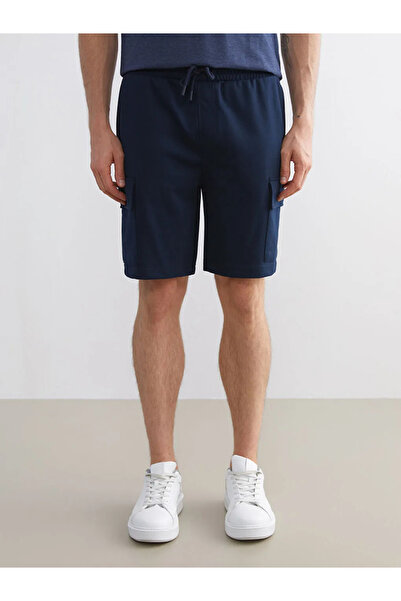 LC Waikiki LCWAIKIKI ClassicLacivert Standart Kalıp Erkek Kargo Şort