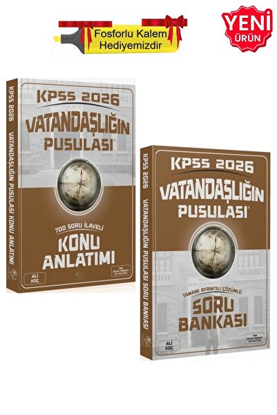 CBA Akademi 2026 - KPSS Lisans Vatandaşlığın Pusulası Konu Anlatım + Çözümlü ...