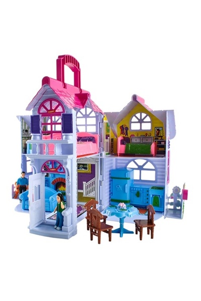 KESNUP Κουκλόσπιτο, οικογενειακά ειδώλια, μωβ