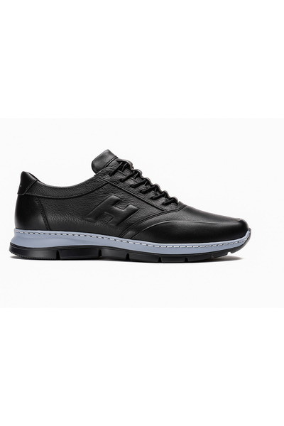 Growish Gr0383 Genuine Leather Size 38 Print Reducing Size Faylon Sole Rubber Laces Casual Sneaker Shoes.