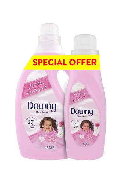 downy Regular Fabric Softener Floral Breeze 3L+1L