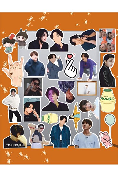 Hediyeni Al Jungkook Sticker Set |   Laptop Agenda Notebook Tablet Phone Notebook Sticker Bullet Journal